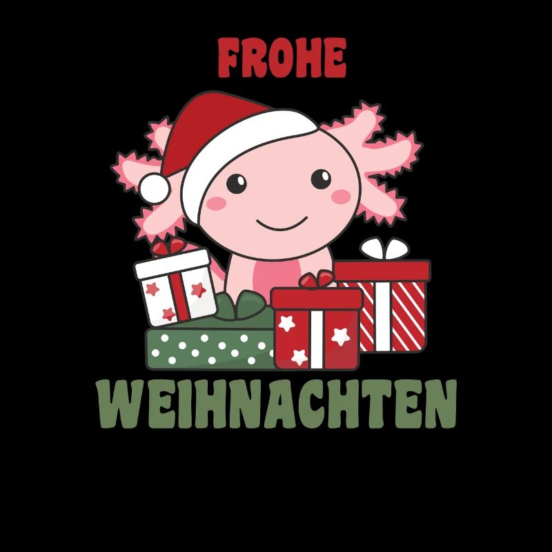 Joyeux Noël Axolotls Veillon de Noël Axolotls