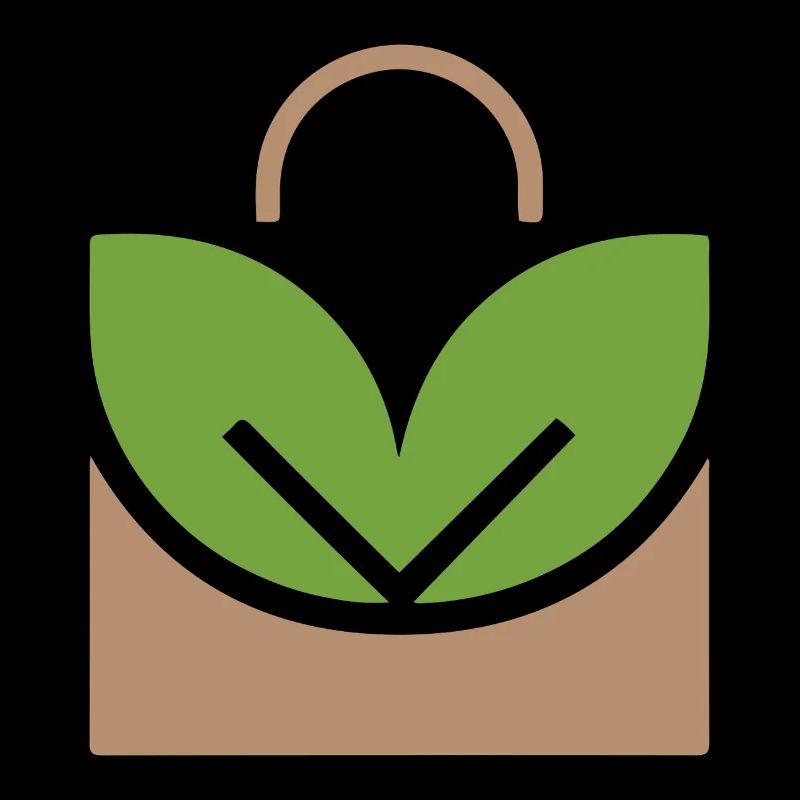 Logo de plante en pot EcoLeaf