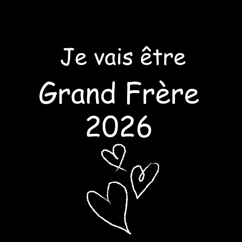 Ich werde 2026 ein großer Bruder sein