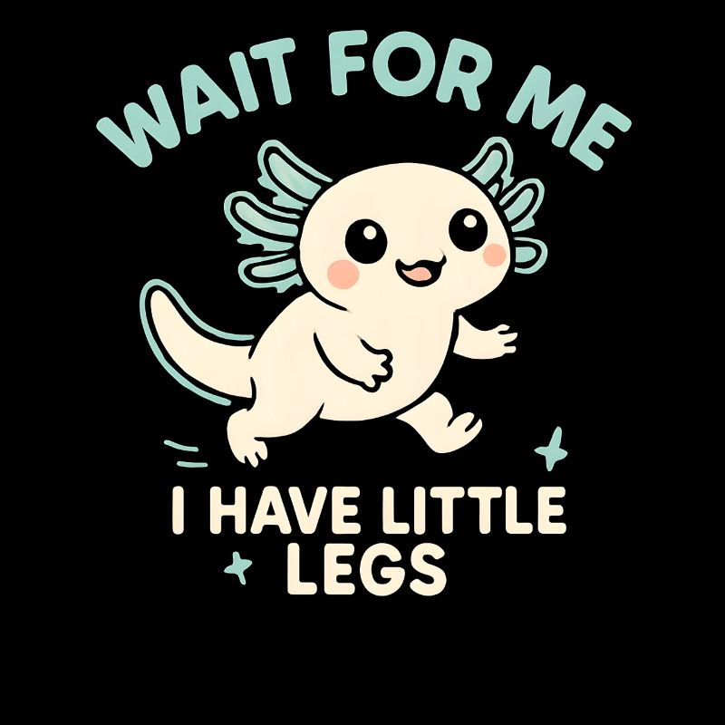 Axolotl Saying Meme Humor Funny Little Legs