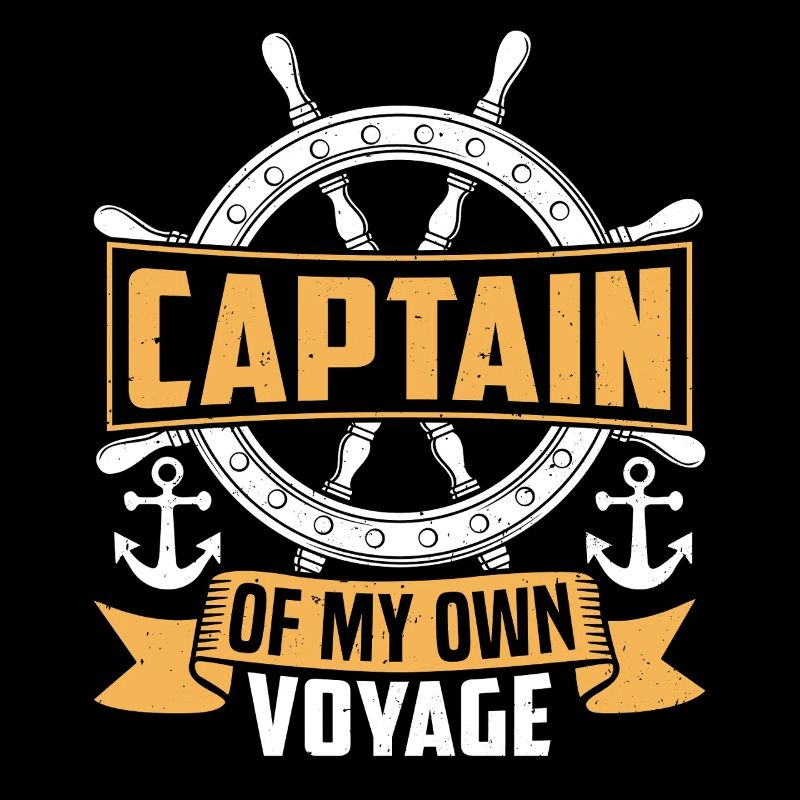 Capitaine de mon propre équipage de voile de navigation
