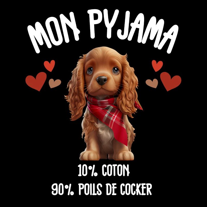 Cocker Spaniel Haar Pyjamas Humor