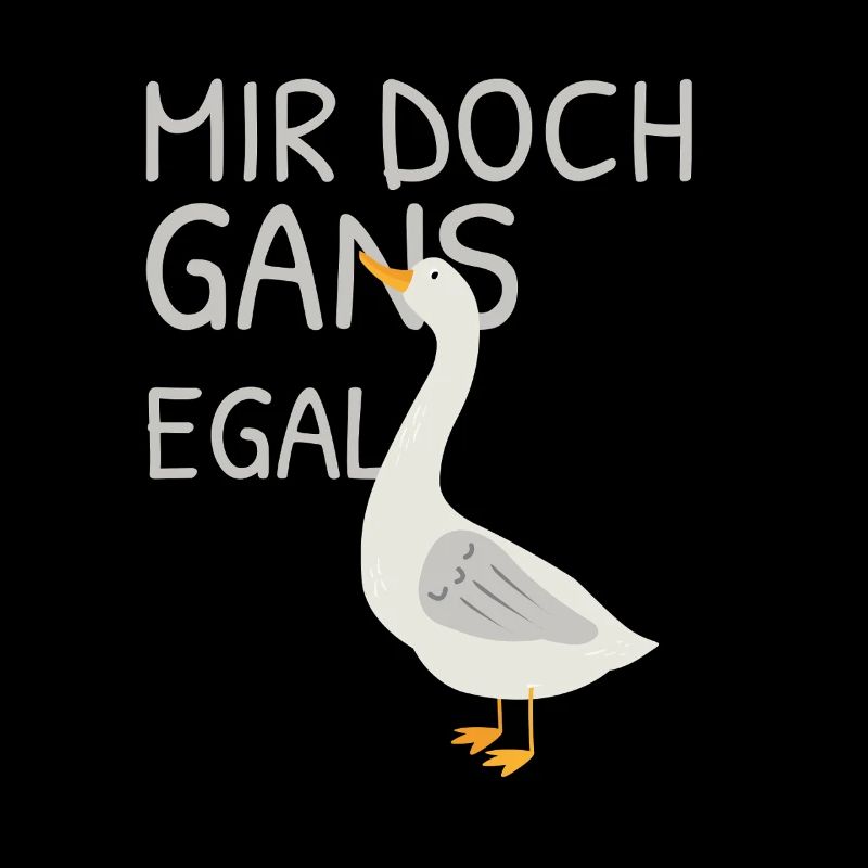 I don't care – pun with goose