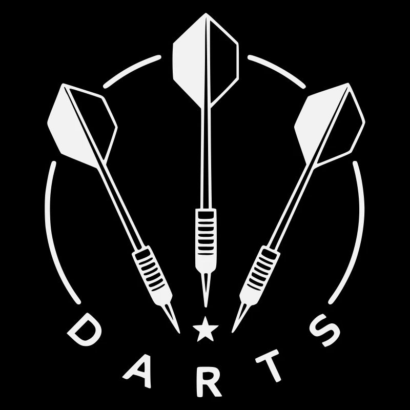 Logo des fléchettes et fléchettes