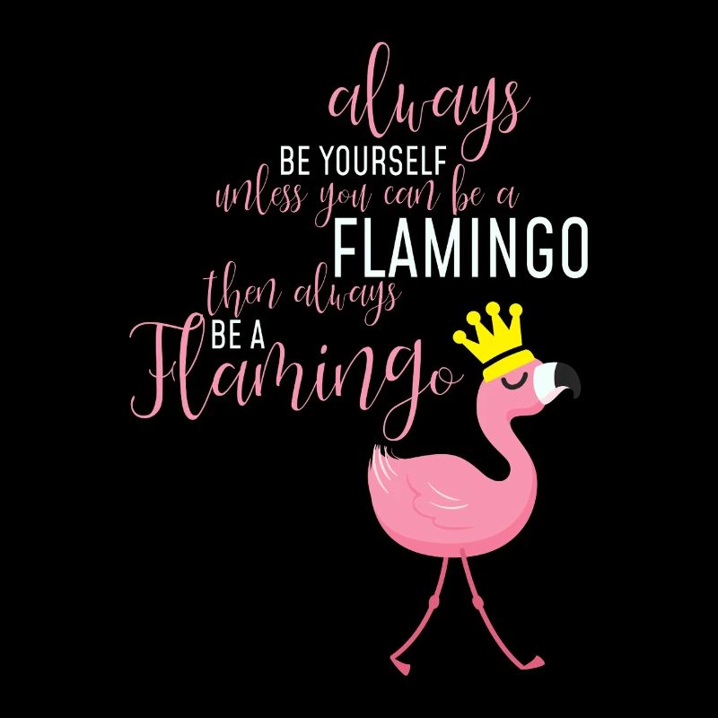 Flamingo Selbstsein: Einzigartige Botschaft