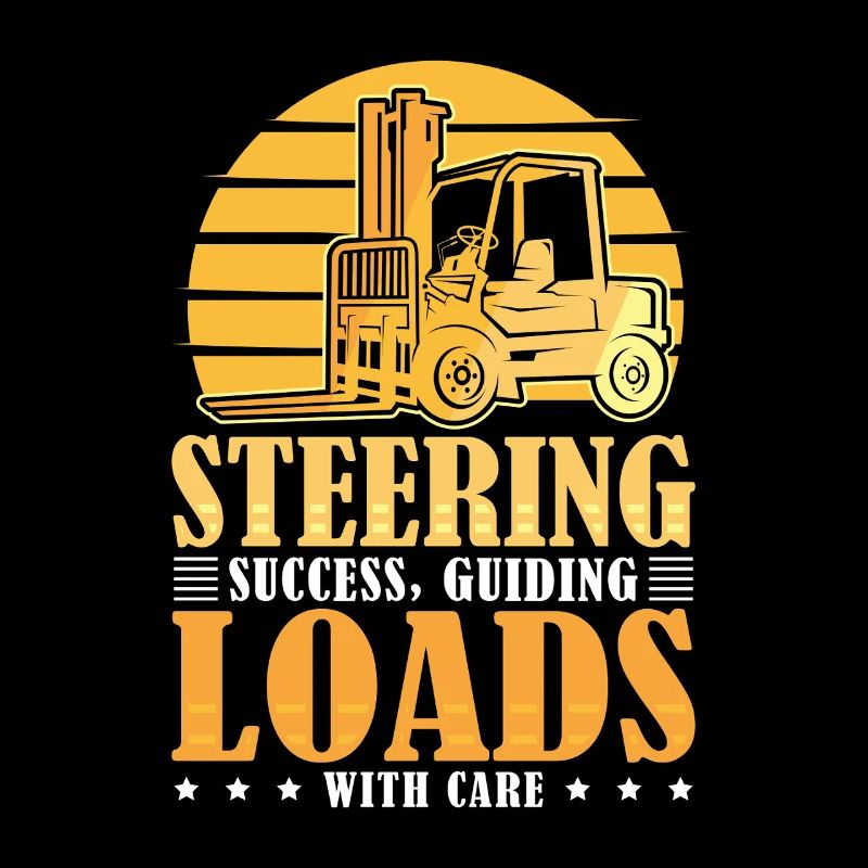 Staplerfahrer Englisch Spruch Stapler