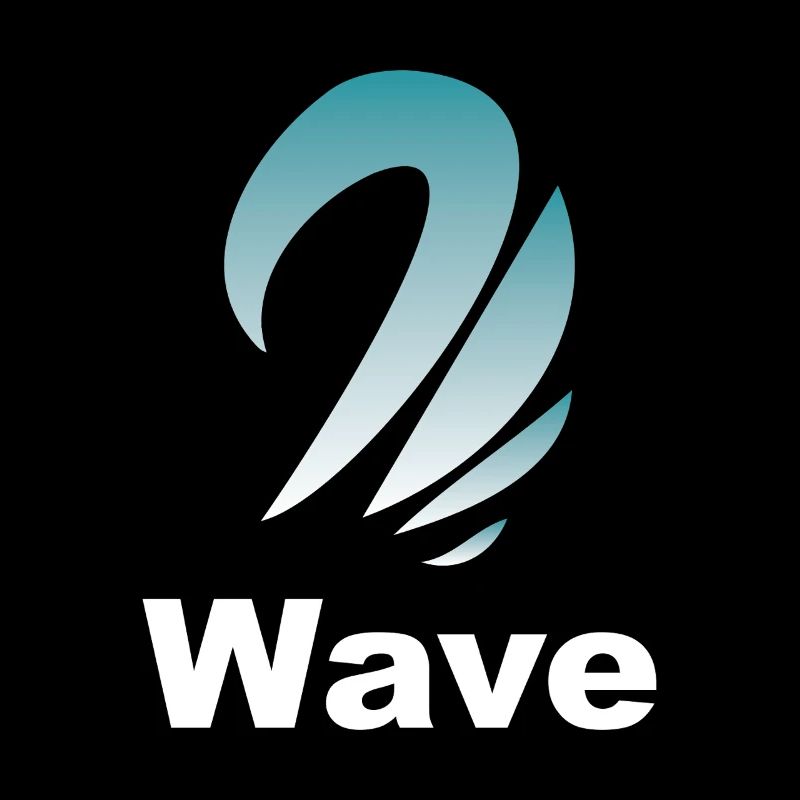 Wave Gradient Logo Design