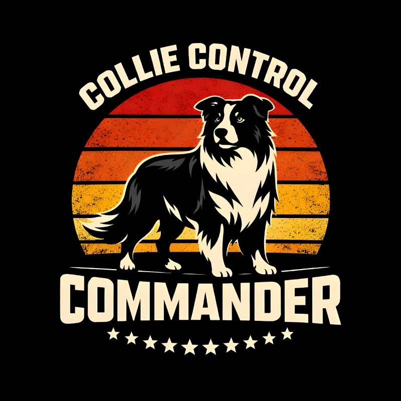 Collie Commando | Border Collie Rétro