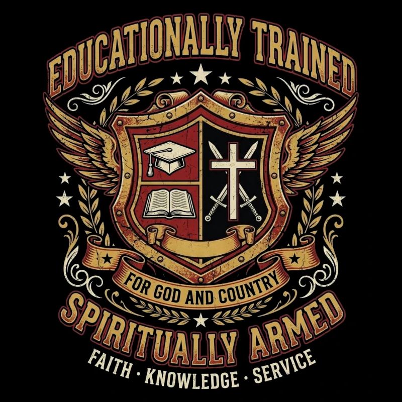Educationally Trained Spiritually Armed