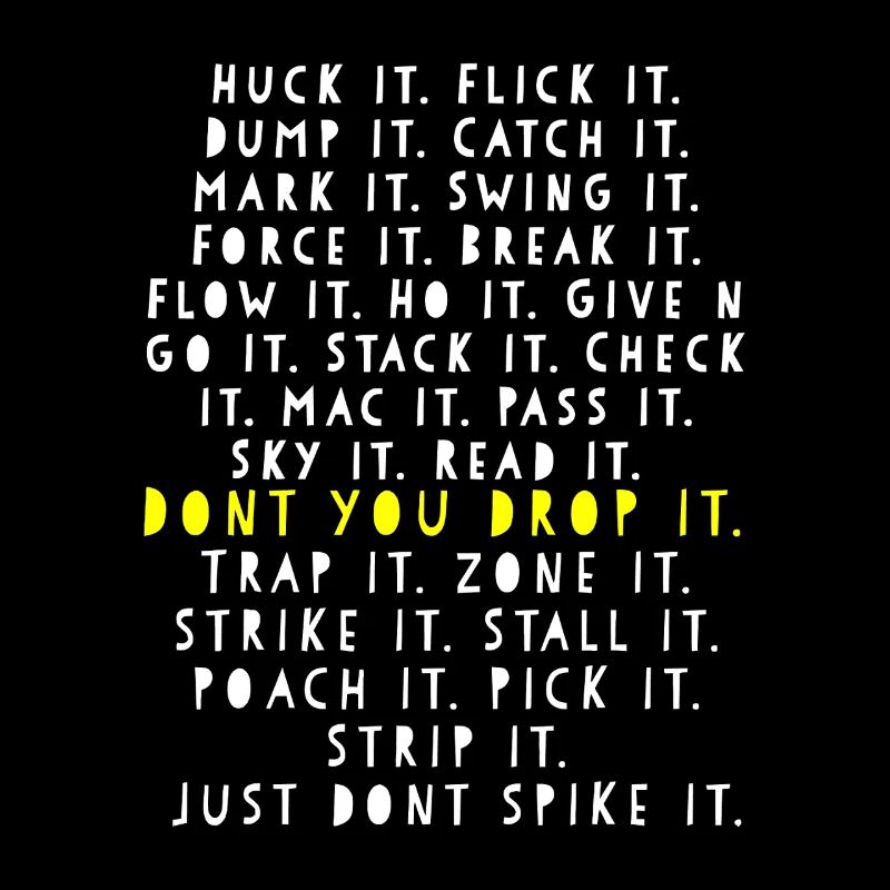 Dont You Drop It Bold Typography