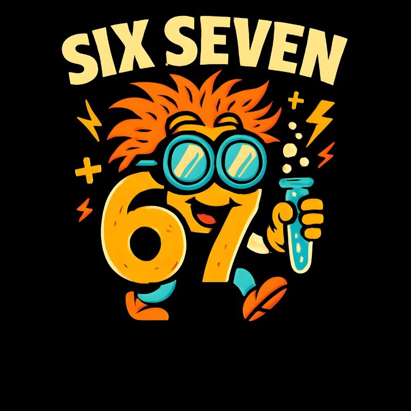 Six Seven 67 Wissenschaft Humor Nerd Geschenkidee