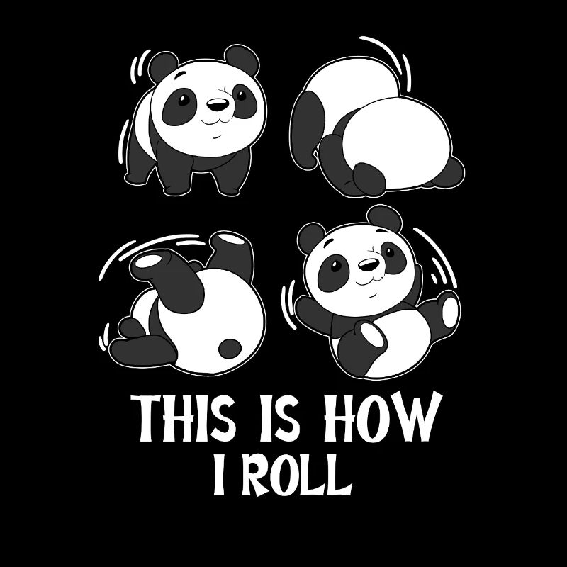 Panda Roll Somersault Roller Gymnastics