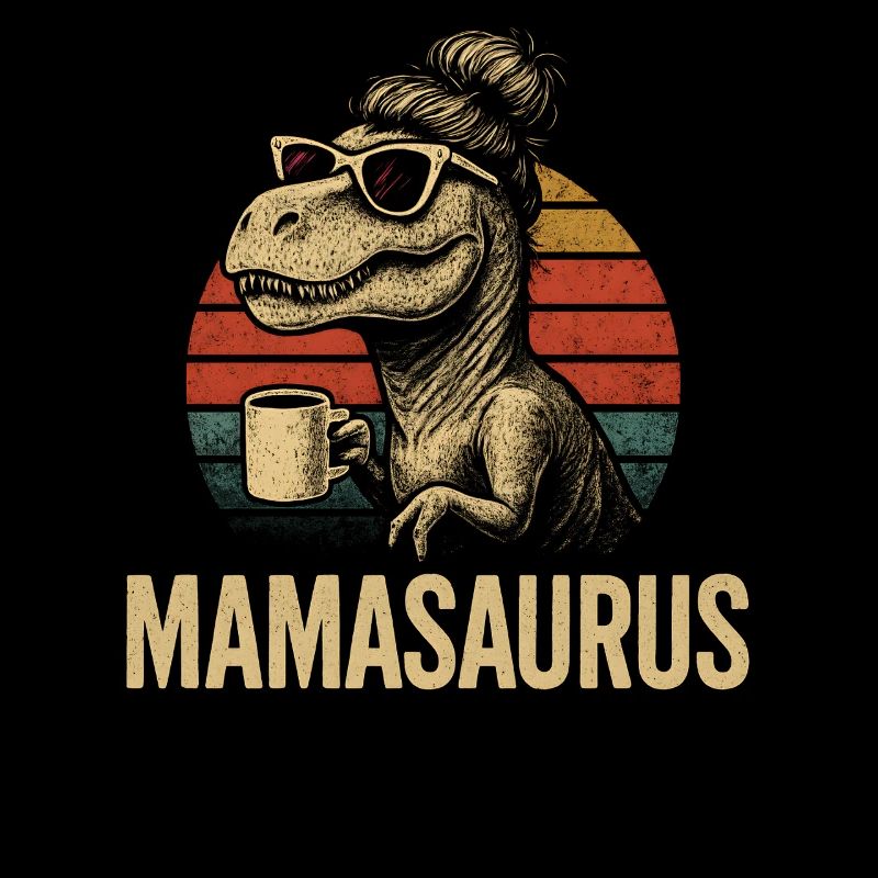 Mamasaurus Mama Mutter Geschenkidee Humor Lustig