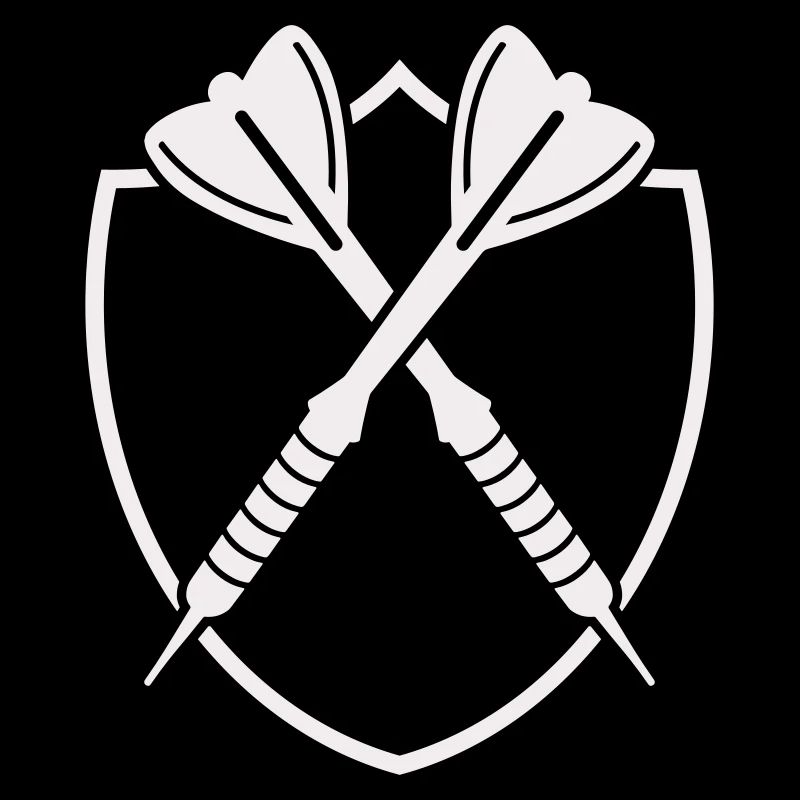 Croix de Bouclier de Fléchettes – Symbole de Précision