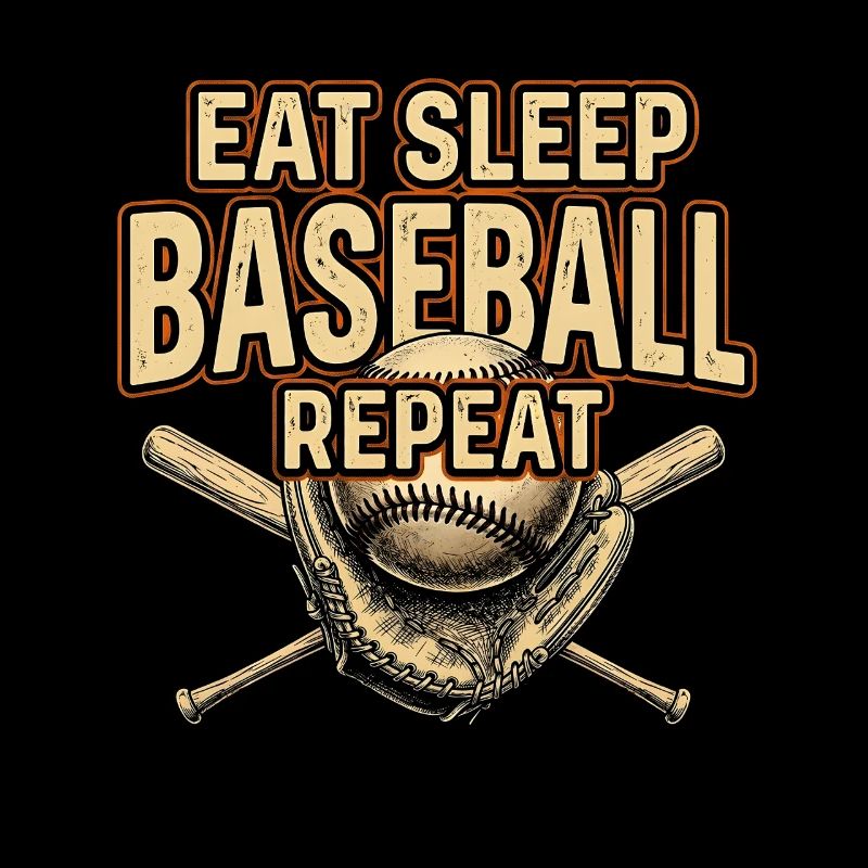 Mange Sommeil Baseball Répéter