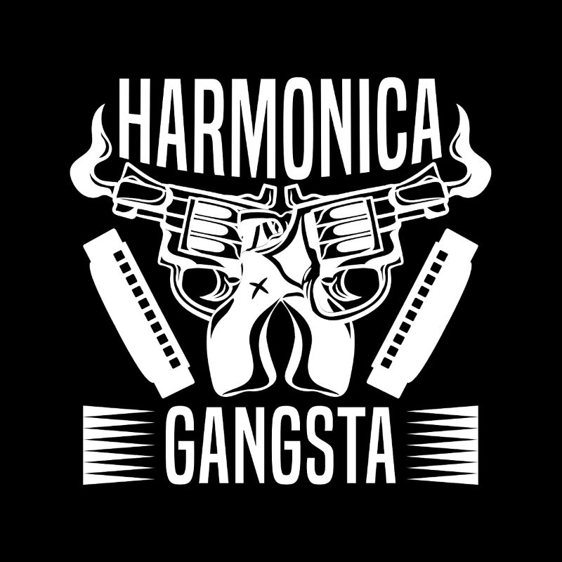 Harmonica Musican Gangsta Harmonica