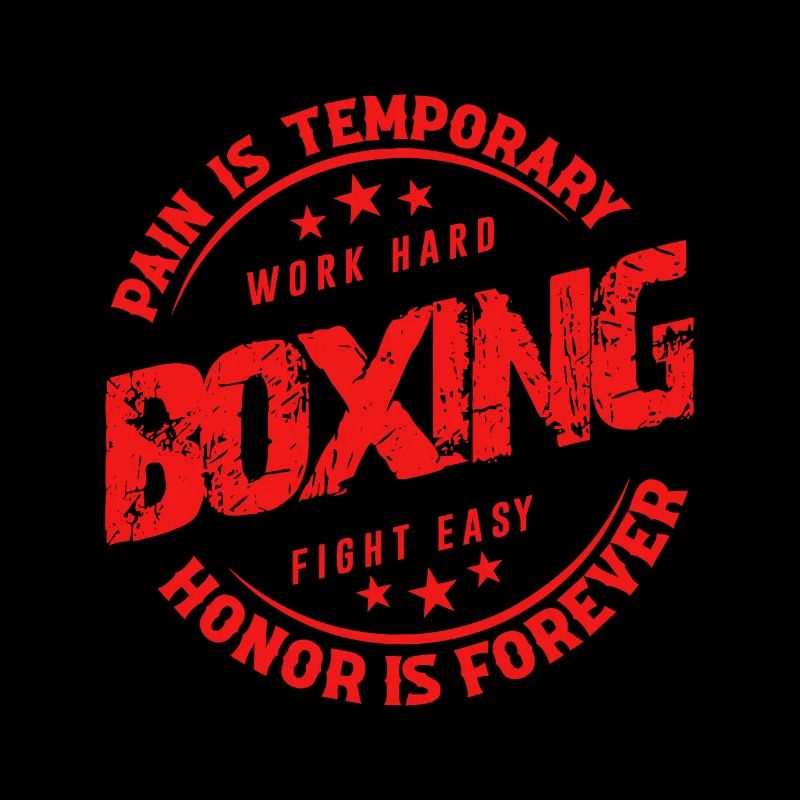 Boxing Stamp: Daily Grind Motto