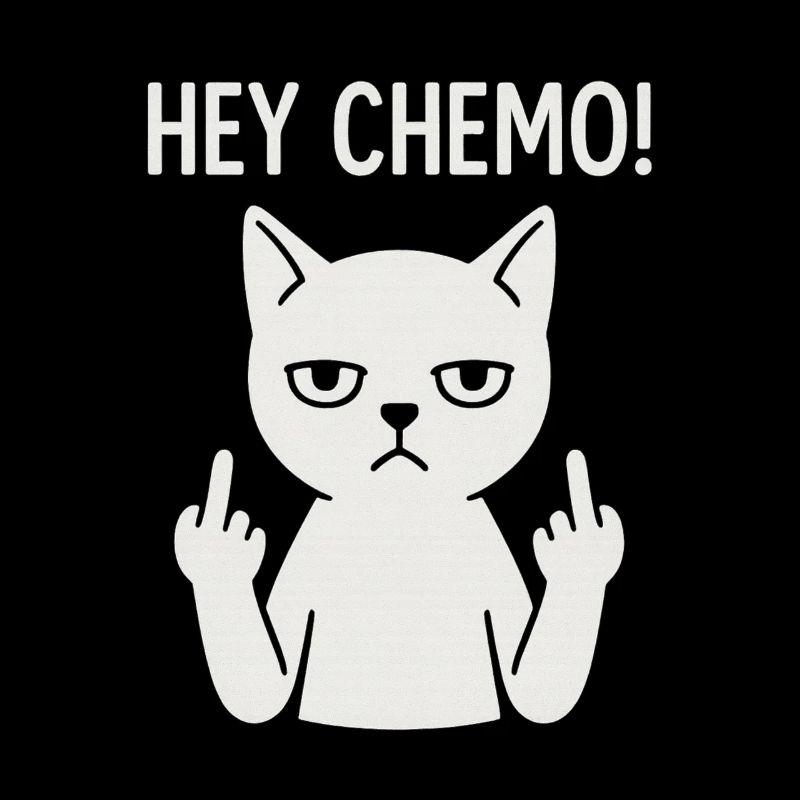 Chat de soutien chimio-chimio-insolent