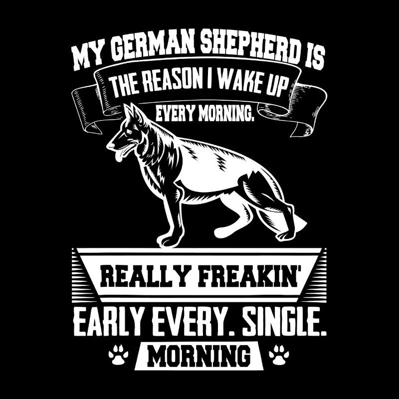 Frühmorgens Hunde-Meme-Tee