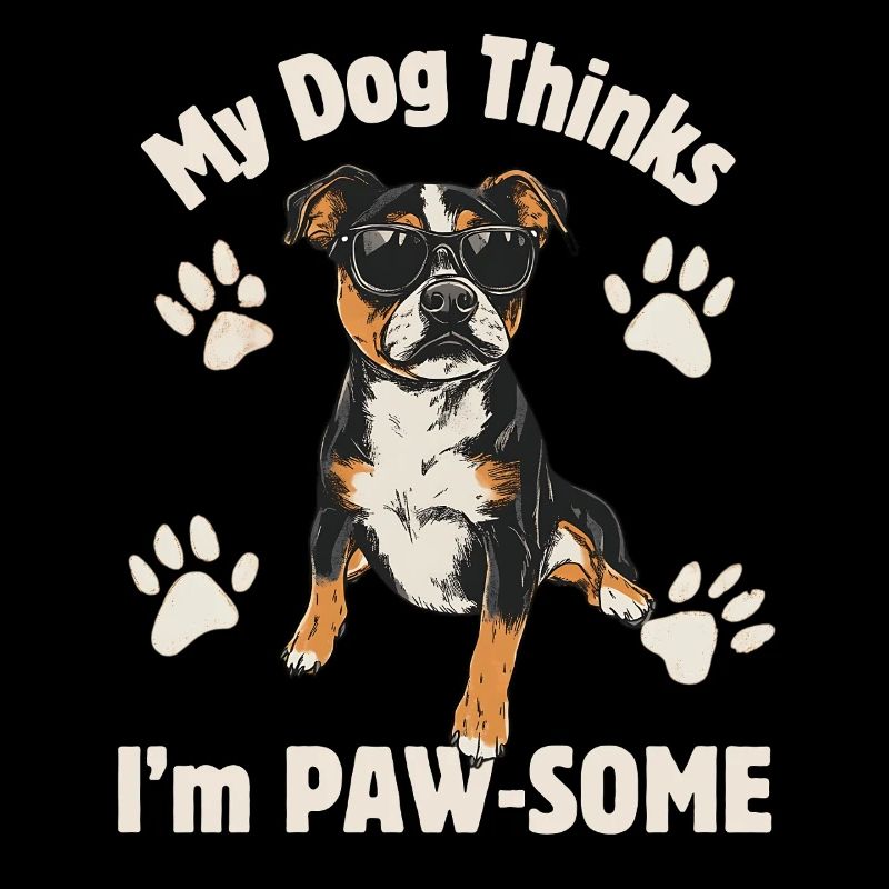Le chien pense que je suis un peu louche