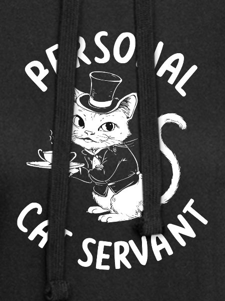 Katzenkellner mit Tee