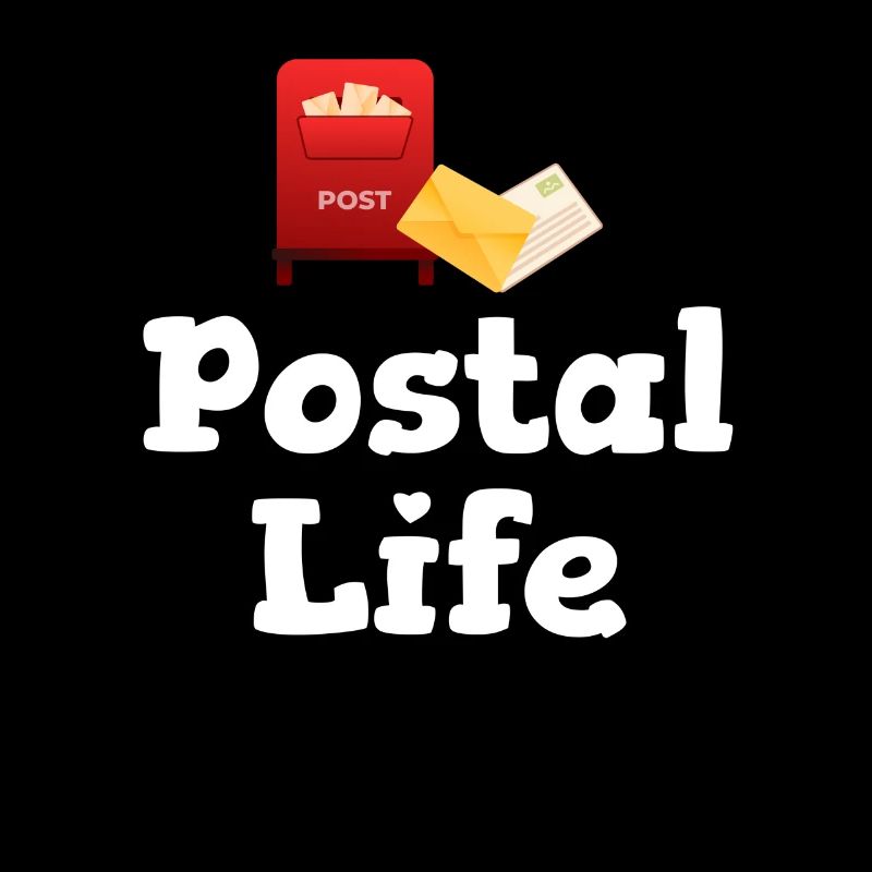 Postleben Lustiger Arbeiter Postbote Postbote