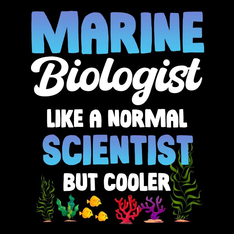 Biologiste marin comme un scientifique normal,