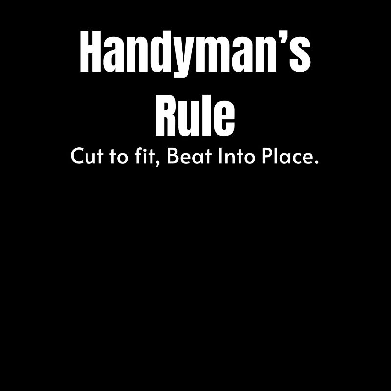 Handwerkermaßstab Passend Zugeschnitten. An Ort