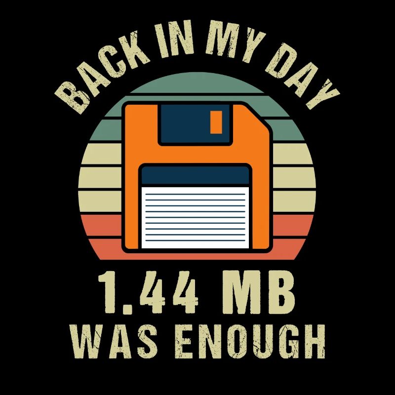 Programmer Floppy Disk Retro Gift