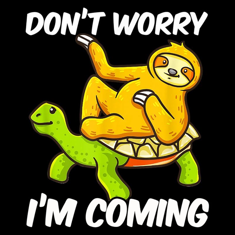 Sloth sloth lazy riding turtle