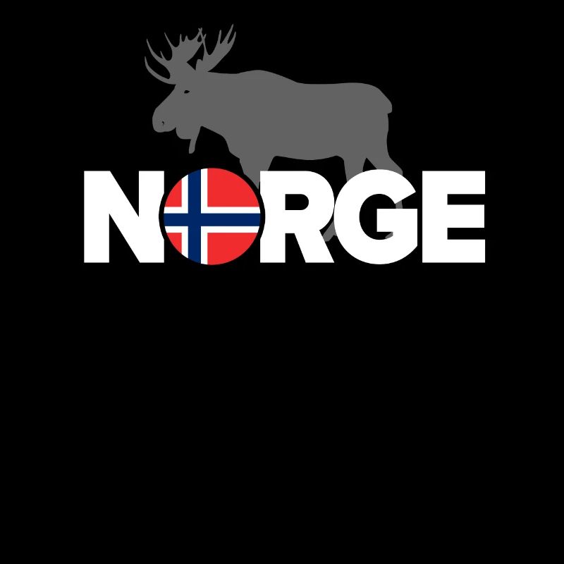Norge Elch Norvège Drapeau