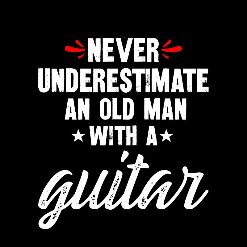 never underestimate an old man with a guitar