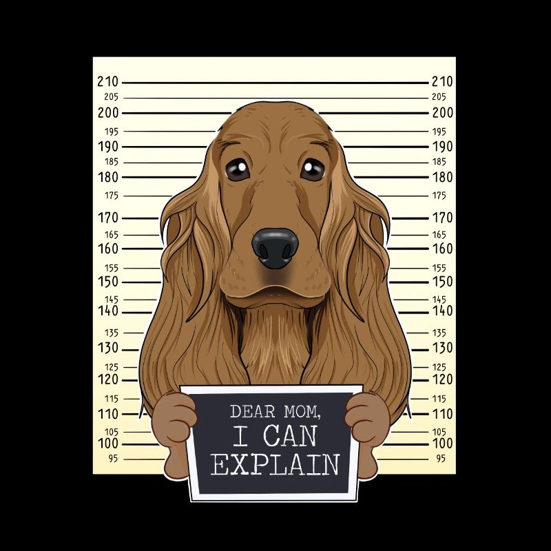 Dear Mom I Can Explain I Cocker Spaniel Mom I