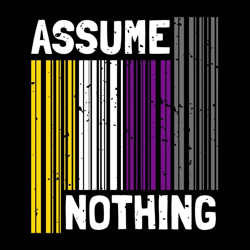 Nonbinary I LGBT Pride I Flag Barcode I Assume