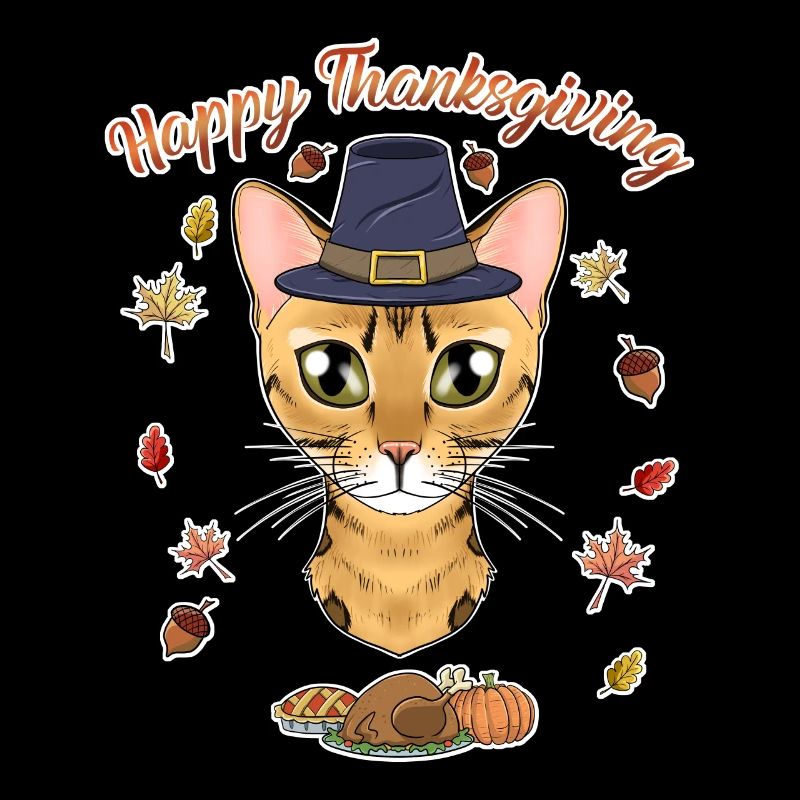 Bengal Cat Lover I Joyeux Thanksgiving