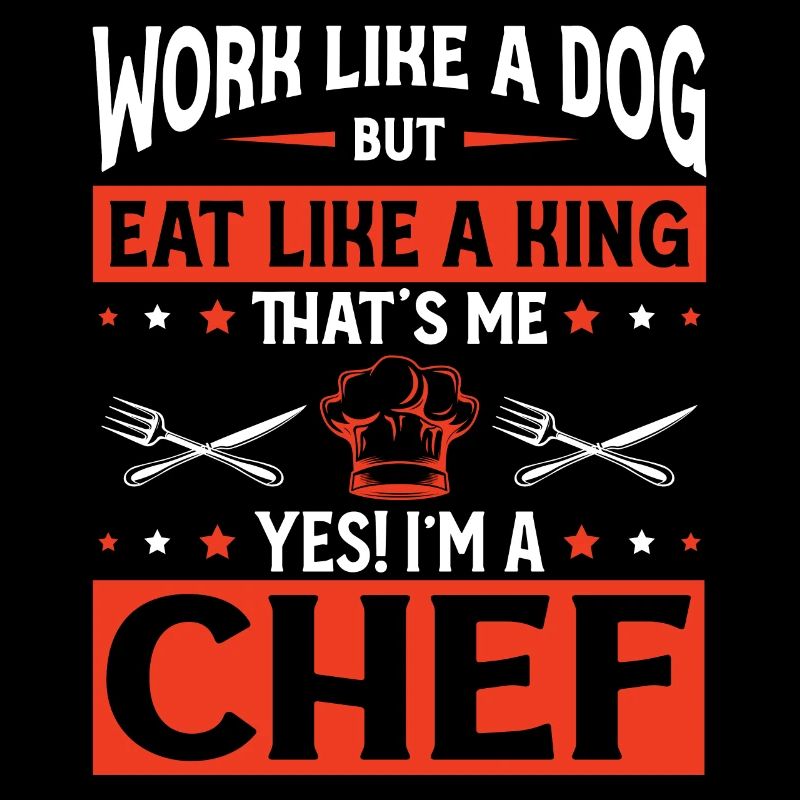 Essen Sie wie ein König Koch Küche Kochen