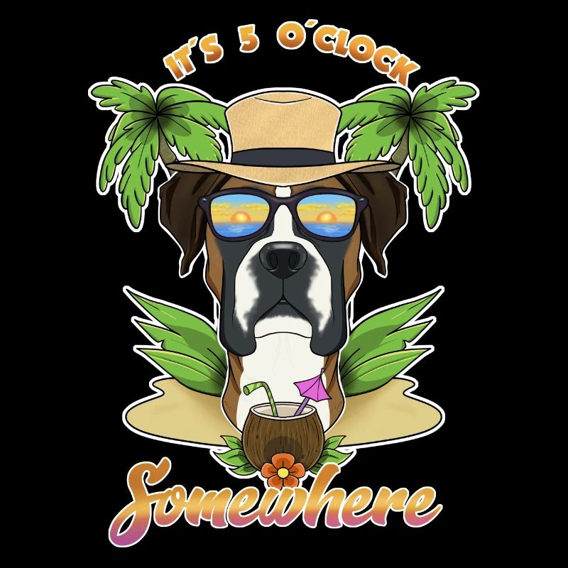 It Is 5 OClock Somewhere Drinking Boxer