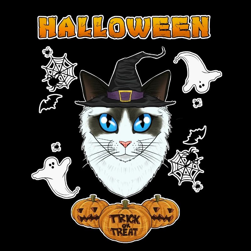 Ragdoll Cat Lover I Joyeux Halloween