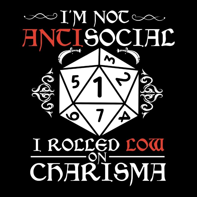 Pas antisocial, j’ai roulé avec un faible charisme