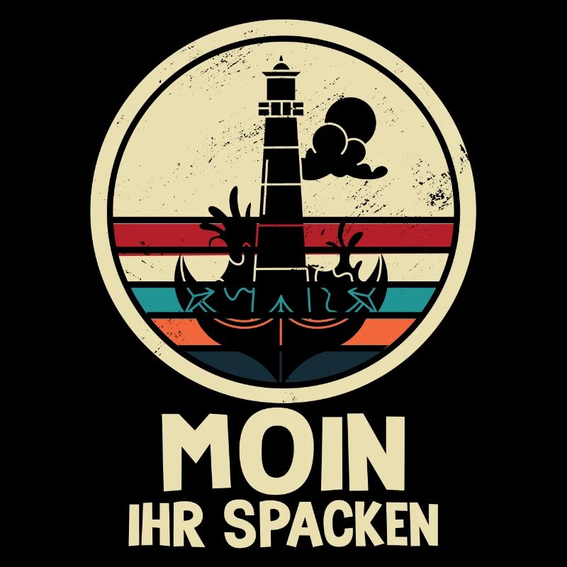 Moin Ihr Spacken Möwe Norddeutsch Plattdeutscher