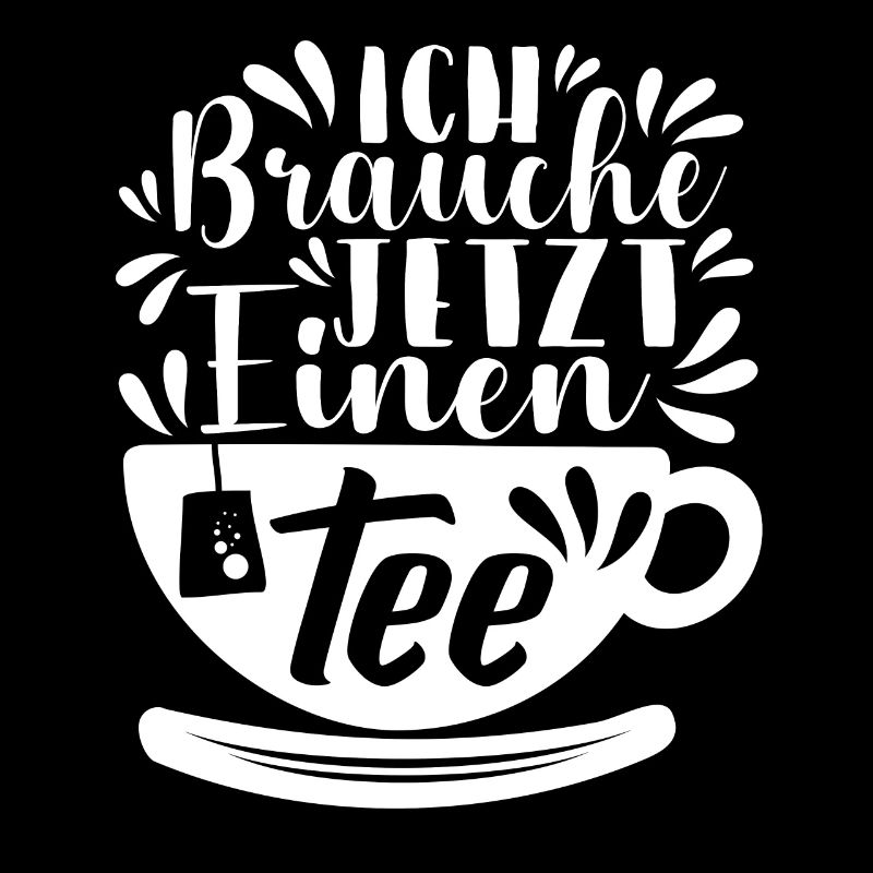 Lustiges gemütlich Bio Tee Trinker Spruch design