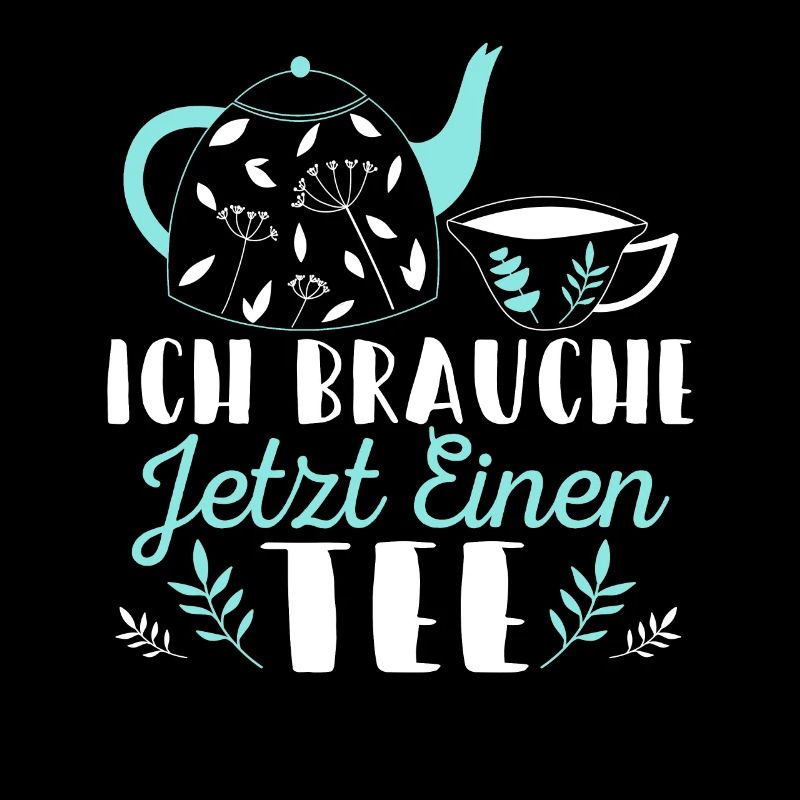 Lustiges gemütlich Bio Tee Trinker Spruch design