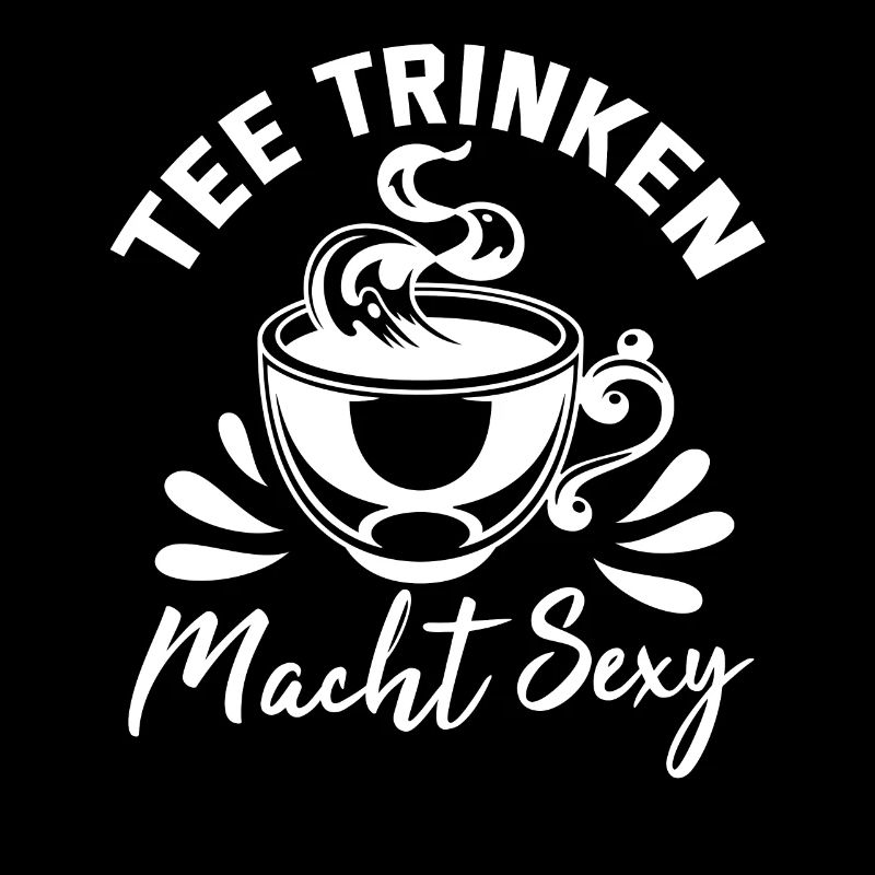 Lustiges gemütlich Bio Tee Trinker Spruch design