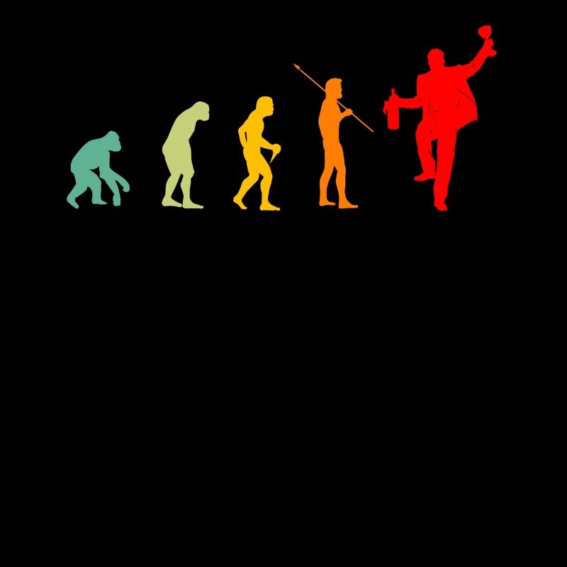Evolution Aperitif funny gift Man