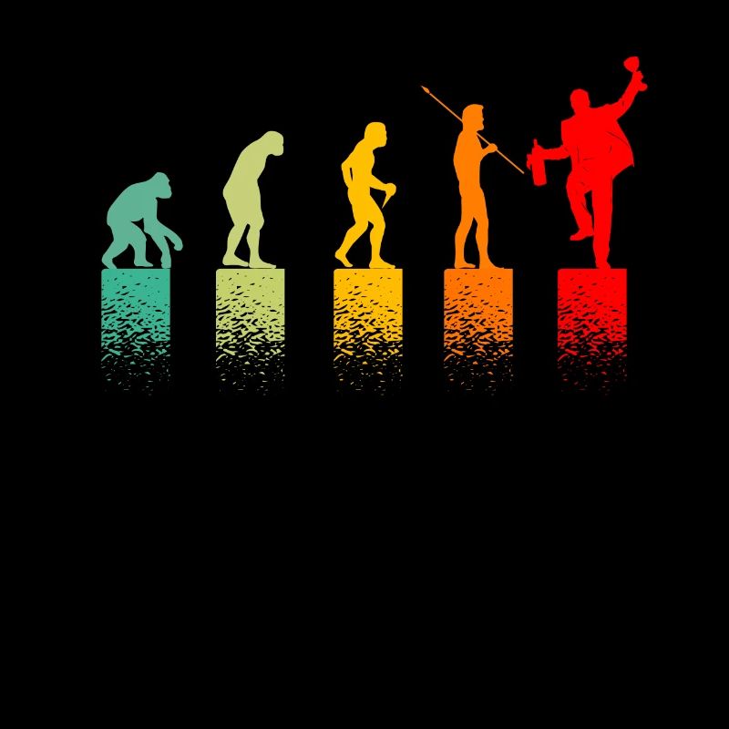 Evolution Aperitif Geschenkidee Lustiger Mann