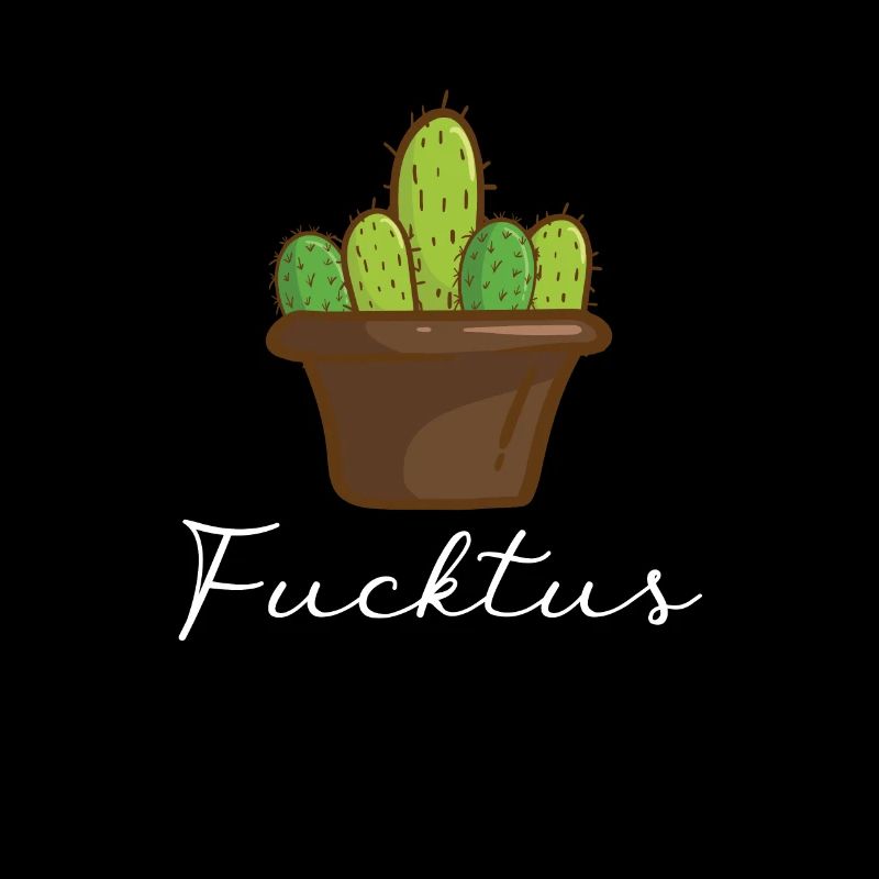Fucktus Cactus Middle Finger Statement