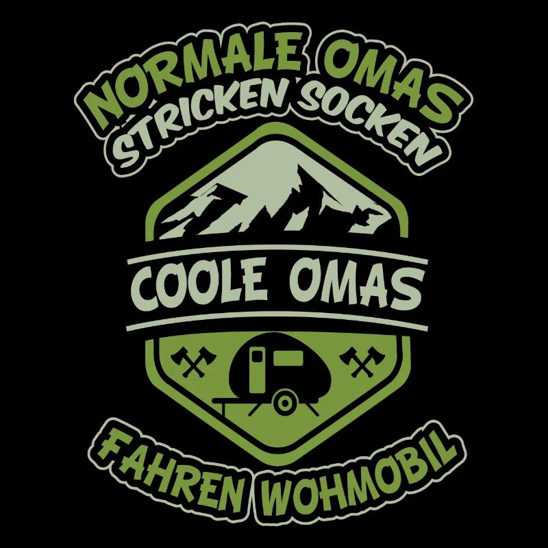 Omi Wohnwagen Camping Spruch Oma Großmutter