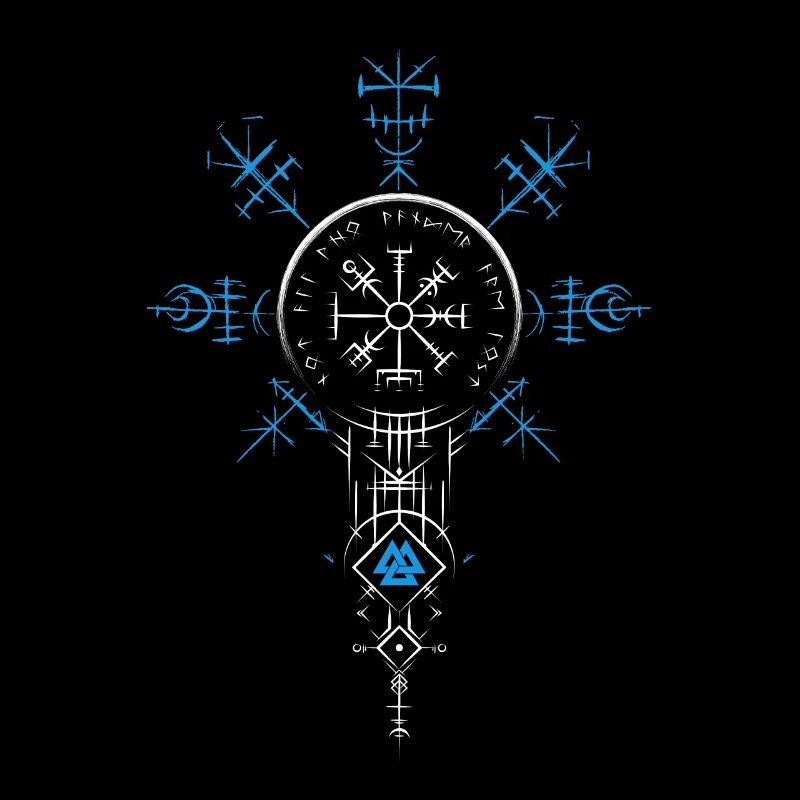Celtic Vikinger Vegvisir compas Vikings