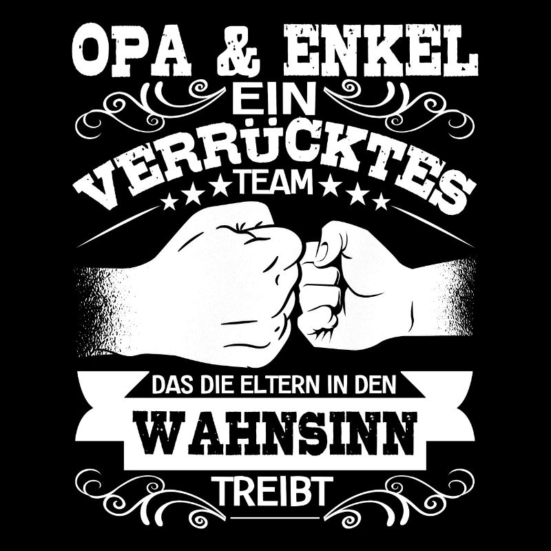 Stolzer Opa und Enkel Partnerlook Spruch Geschenk