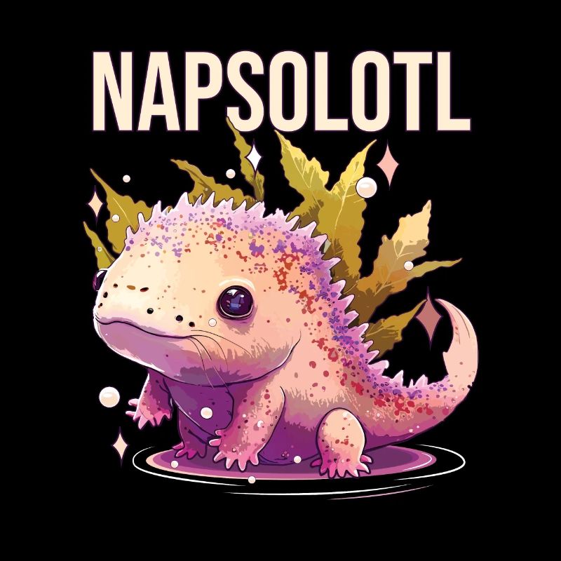 Napsolotl Axolotl Propriétaire Napping Mexican Walking Fi